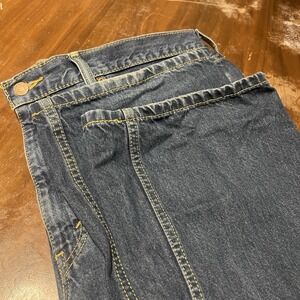 Levis 559 Jeans Mens 38x34 Blue Relaxed Straight Dark Wash Denim Workwear Casual